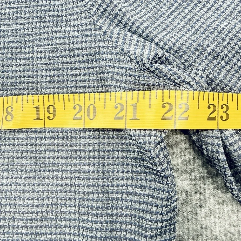 Rhone Commuter Large Shirt Slim Fit Italian Fabric Marine Gray Houndstooth NWT - Picture 9 of 9